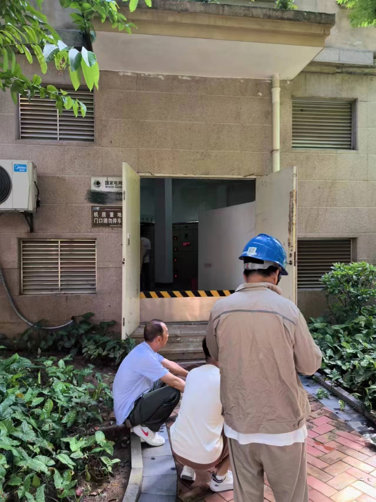 電纜故障檢測現場