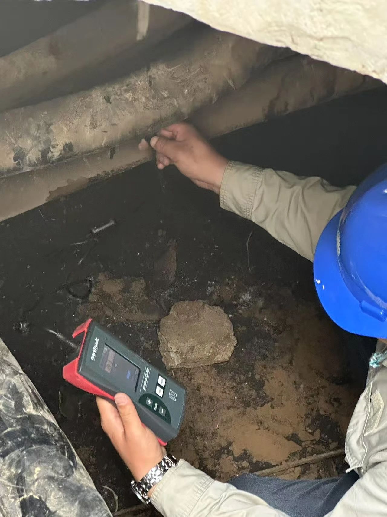 電纜故障識(shí)別現(xiàn)場(chǎng)