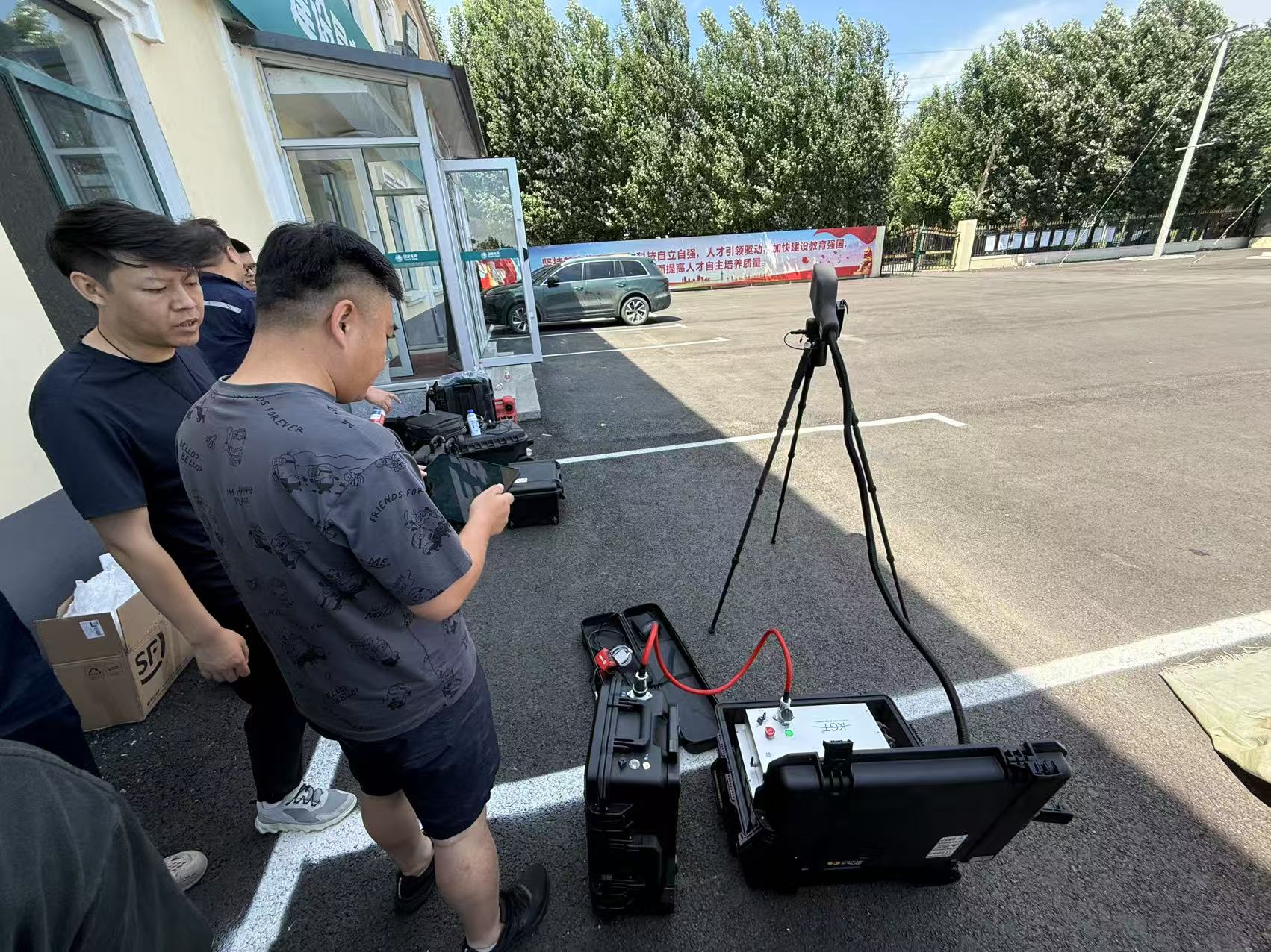 激光清障儀現(xiàn)場(chǎng)